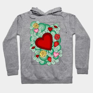 Hearts and Roses Hoodie